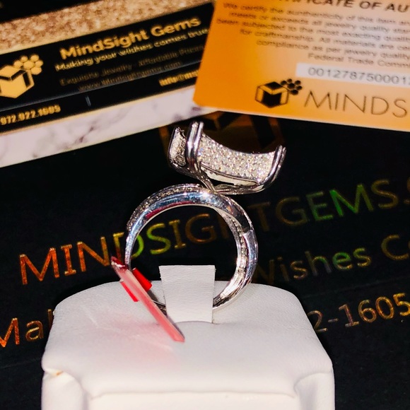 CERTIFIED Real Diamond Ring NOT CZ NOT FAKE. SALE - Picture 5 of 7